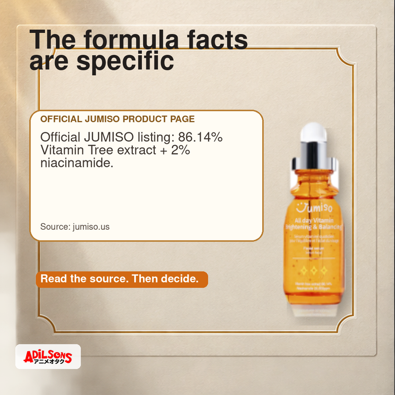 JUMISO All Day Vitamin Brightening & Balancing Facial Serum 30ml — creative 11