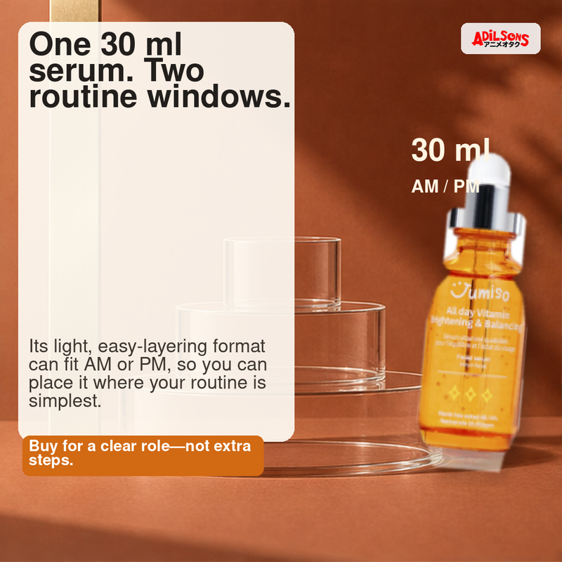 JUMISO All Day Vitamin Brightening & Balancing Facial Serum 30ml — creative 17
