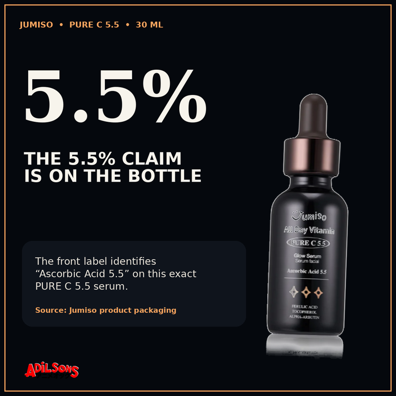 JUMISO All Day Vitamin Pure C 5.5 Glow Serum 30ml — creative 11