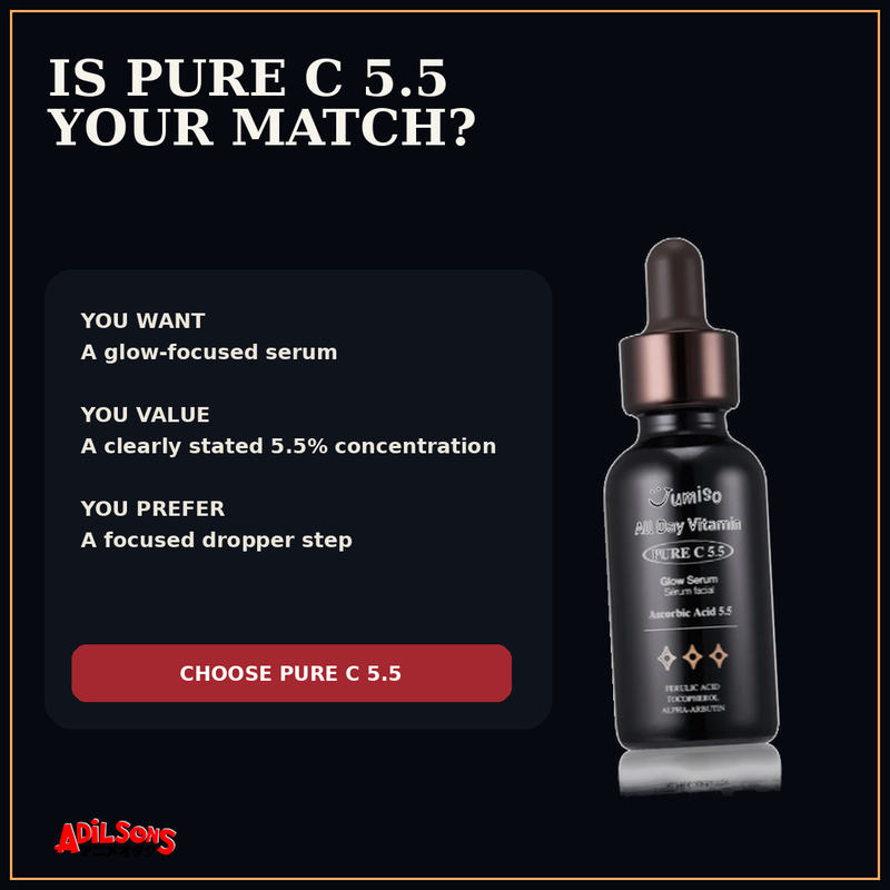 JUMISO All Day Vitamin Pure C 5.5 Glow Serum 30ml — creative 20