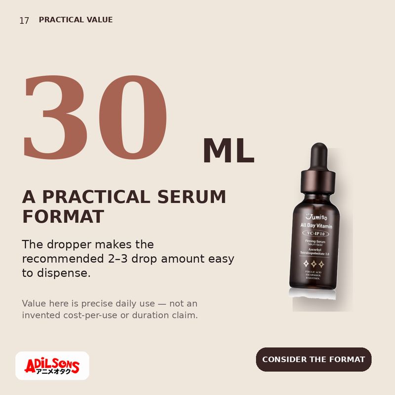 JUMISO All Day Vitamin VC-IP 1.0 Firming Serum 30ml — creative 17