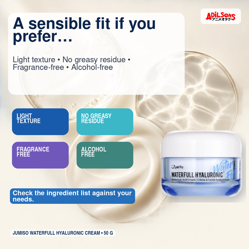 JUMISO WATERFULL HYALURONIC CREAM 50G — creative 08