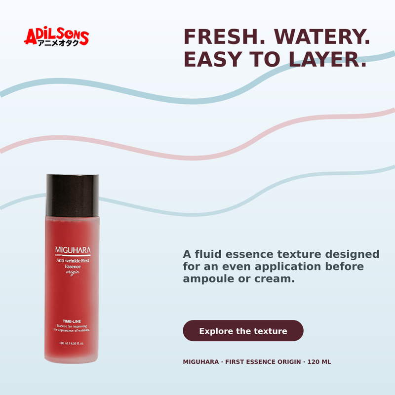 MIGUHARA ANTI WRINKLE FIRST ESSENCE ORIGIN 120ML — creative 09