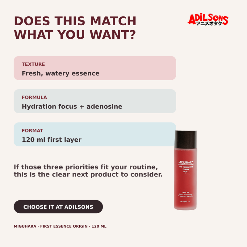 MIGUHARA ANTI WRINKLE FIRST ESSENCE ORIGIN 120ML — creative 20