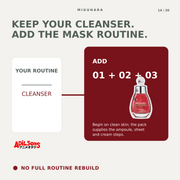 MIGUHARA BIG 3 STEP ANTI-WRINKLE MASK PACK OIRIGIN (1.7ML+2ML+25ML) — creative 14