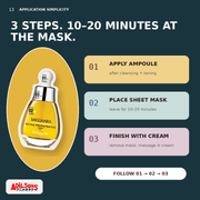 MIGUHARA BIG 3 STEP WHITENING MASK PACK ORIGIN (1.7ML+2ML+25ML) — creative 13