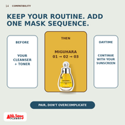 MIGUHARA BIG 3 STEP WHITENING MASK PACK ORIGIN (1.7ML+2ML+25ML) — creative 14