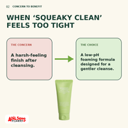 MIGUHARA GREEN TEA CALMING ESSENCE CLEANSING FOAM ORIGIN 120ML — creative 02
