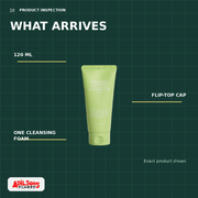 MIGUHARA GREEN TEA CALMING ESSENCE CLEANSING FOAM ORIGIN 120ML — creative 10