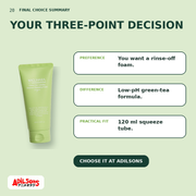 MIGUHARA GREEN TEA CALMING ESSENCE CLEANSING FOAM ORIGIN 120ML — creative 20
