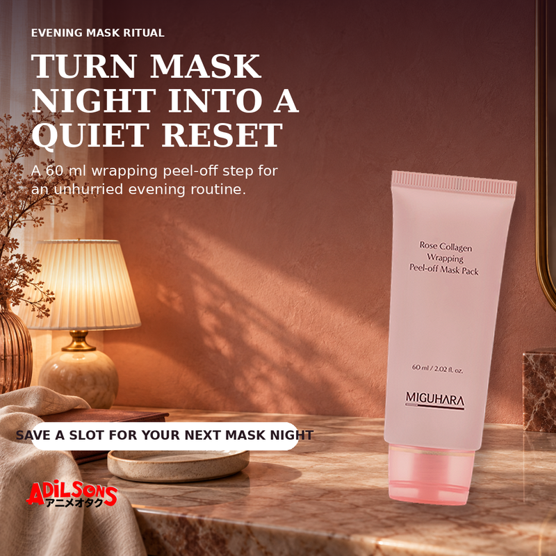 MIGUHARA ROSE COLLAGEN WRAPPING PEEL-OFF MASK PACK 60ML — creative 01