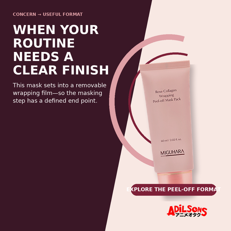 MIGUHARA ROSE COLLAGEN WRAPPING PEEL-OFF MASK PACK 60ML — creative 02