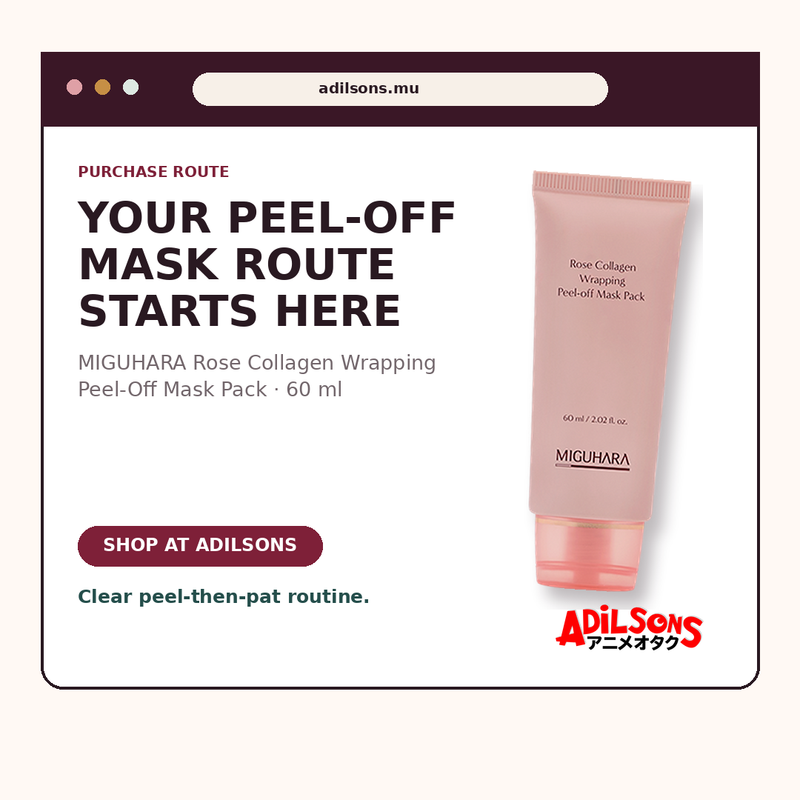 MIGUHARA ROSE COLLAGEN WRAPPING PEEL-OFF MASK PACK 60ML — creative 19