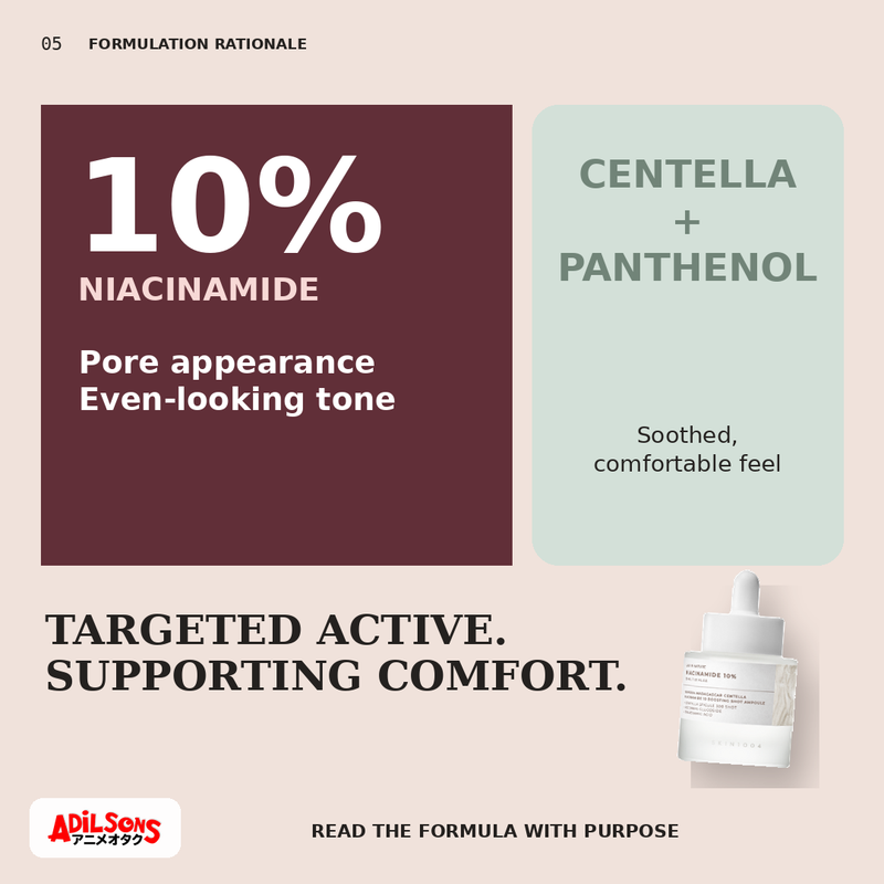 SKIN1004 MADAGASCAR CENTELLA NIACINAMIDE 10 BOOSTING SHOT AMPOULE 30ML — creative 05
