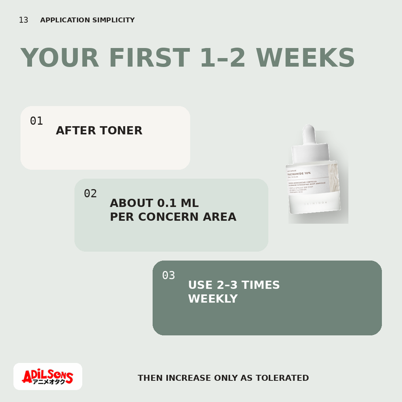 SKIN1004 MADAGASCAR CENTELLA NIACINAMIDE 10 BOOSTING SHOT AMPOULE 30ML — creative 13