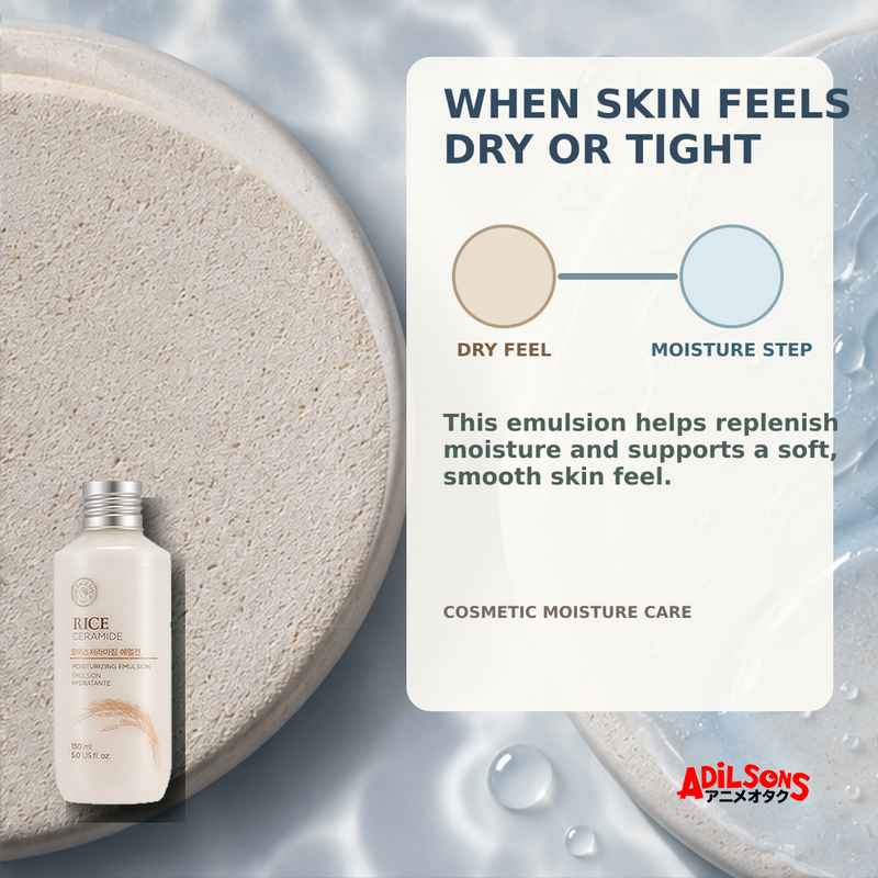 THE FACE SHOP RICE&CERAMIDE MOISTURIZING EMULSION — creative 02