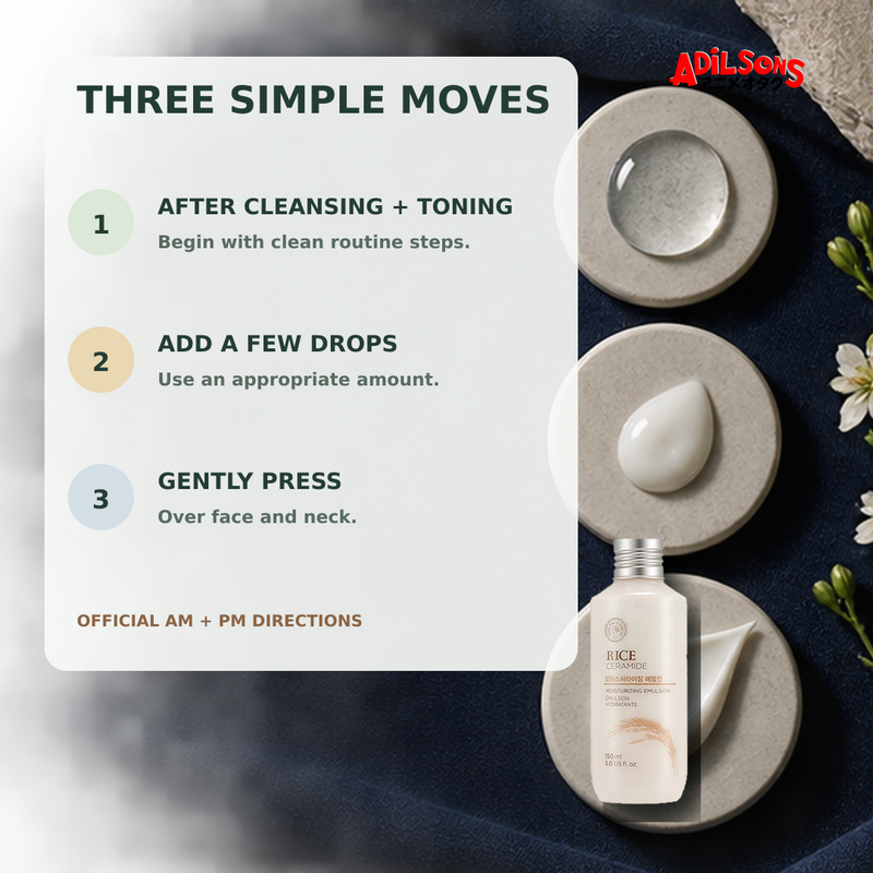 THE FACE SHOP RICE&CERAMIDE MOISTURIZING EMULSION — creative 13