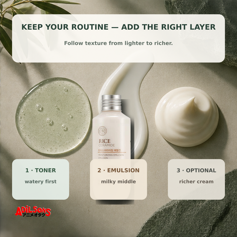 THE FACE SHOP RICE&CERAMIDE MOISTURIZING EMULSION — creative 14