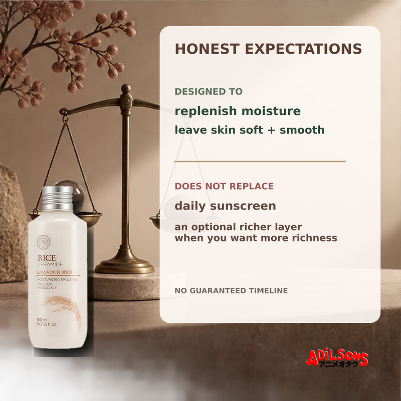 THE FACE SHOP RICE&CERAMIDE MOISTURIZING EMULSION — creative 15