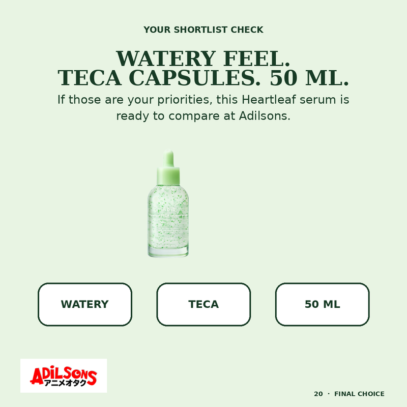 Abib HEARTLEAF TECA CAPSULE SERUM CALMING DROP 50ML — creative 20