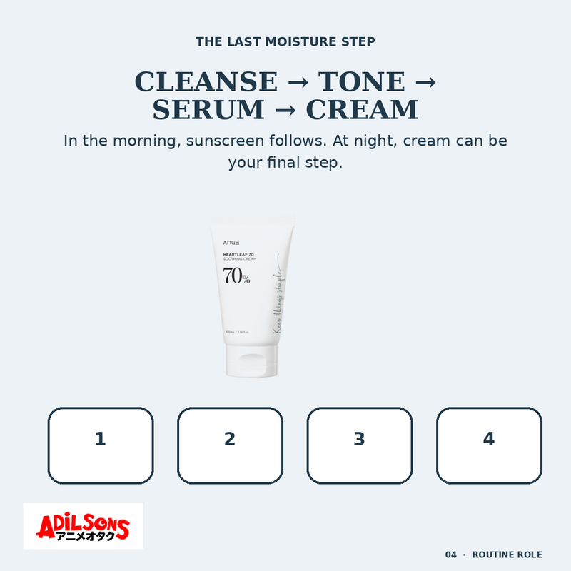 Anua HEARTLEAF 70% SOOTHING CREAM 100ML — creative 04