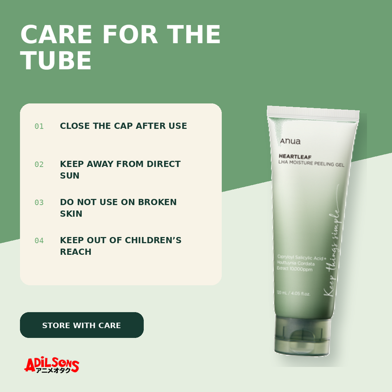 Anua HEARTLEAF LHA MOISTURE PEELING GEL 120ML — creative 16