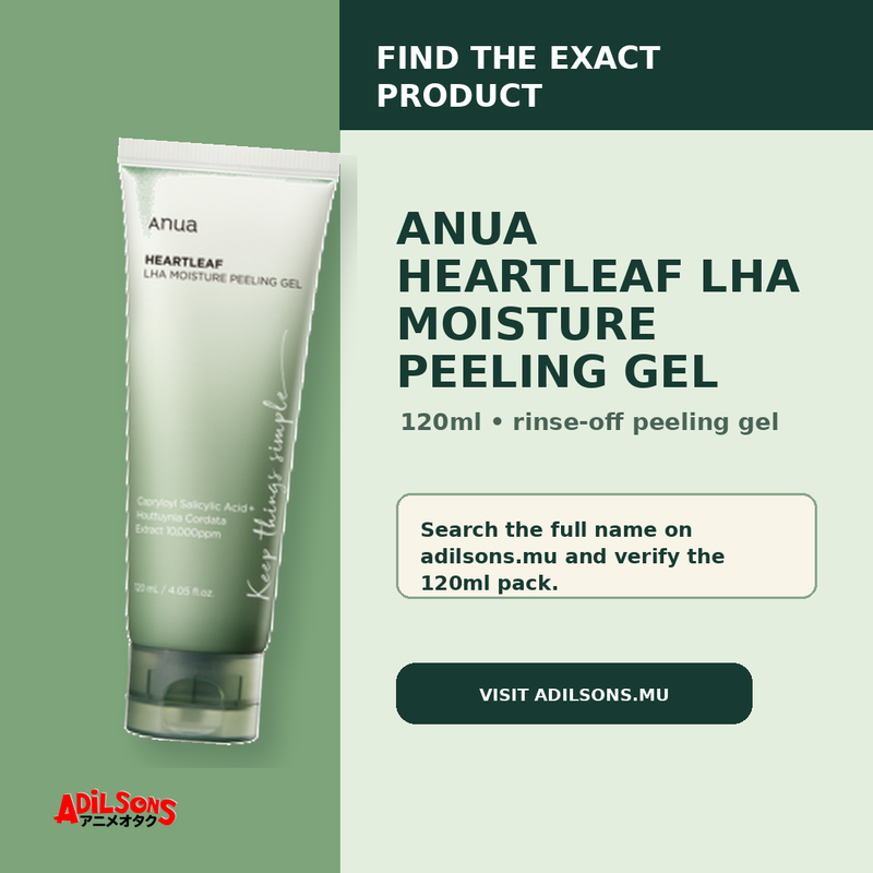Anua HEARTLEAF LHA MOISTURE PEELING GEL 120ML — creative 19