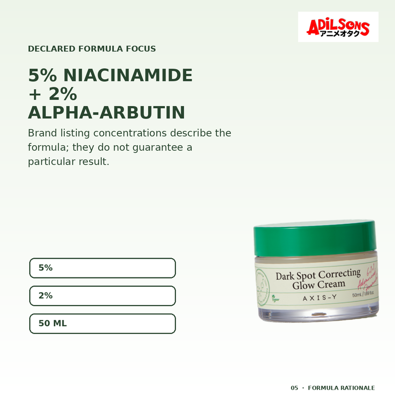 AXIS-Y DARK SPOT CORRECTING GLOW CREAM 50ML — creative 05