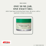 AXIS-Y DARK SPOT CORRECTING GLOW CREAM 50ML — creative 10