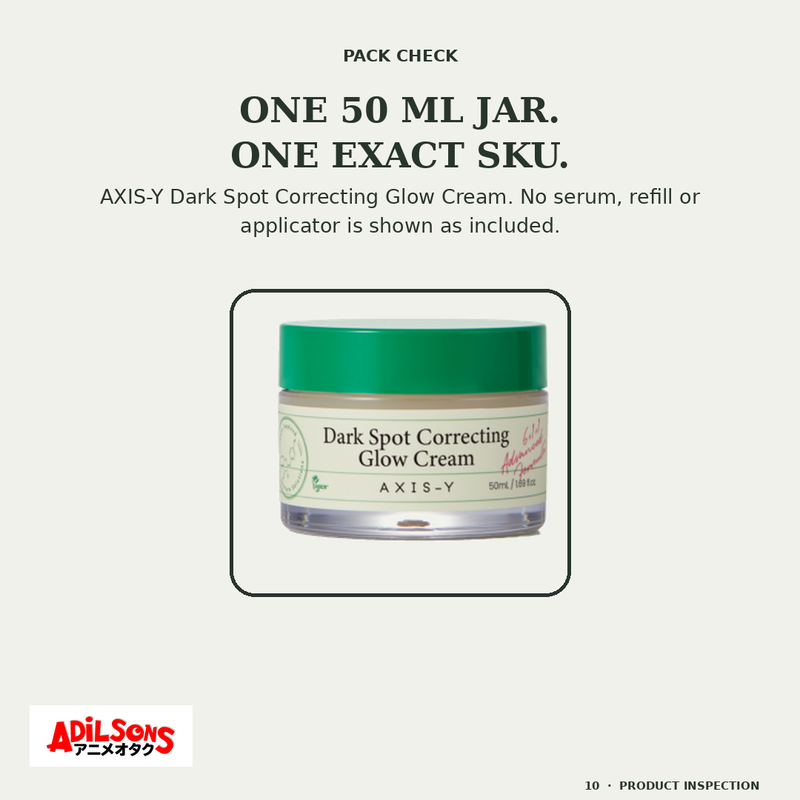AXIS-Y DARK SPOT CORRECTING GLOW CREAM 50ML — creative 10