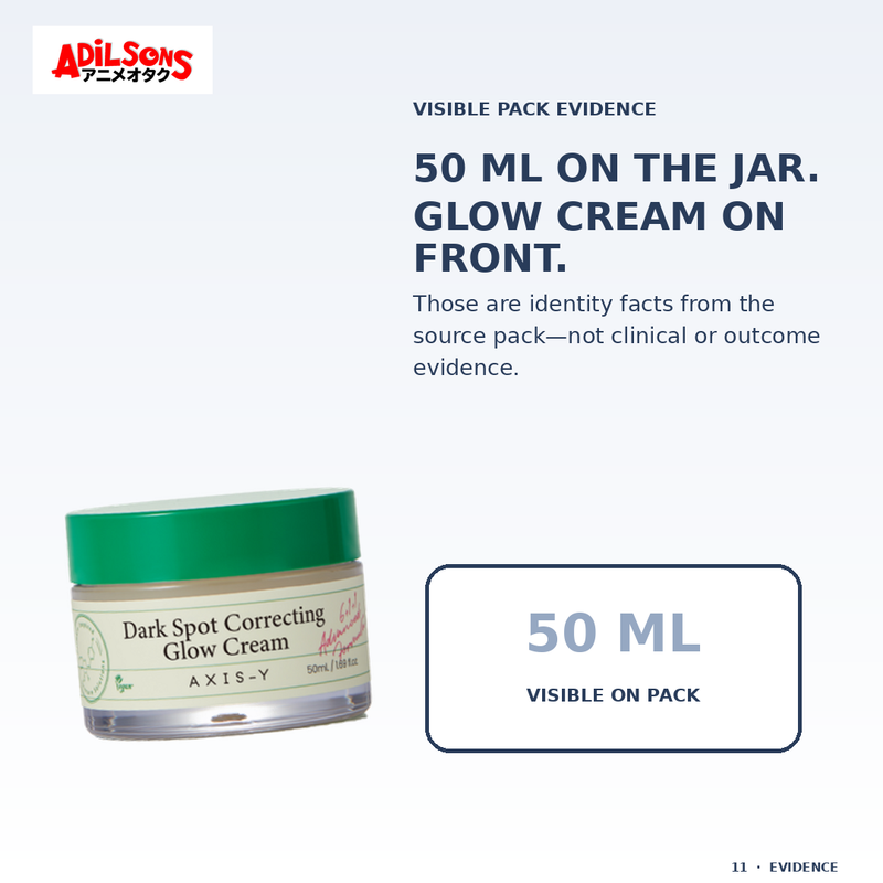 AXIS-Y DARK SPOT CORRECTING GLOW CREAM 50ML — creative 11