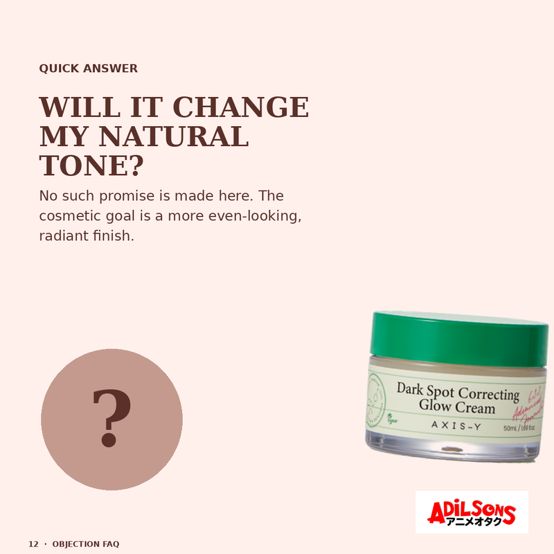 AXIS-Y DARK SPOT CORRECTING GLOW CREAM 50ML — creative 12