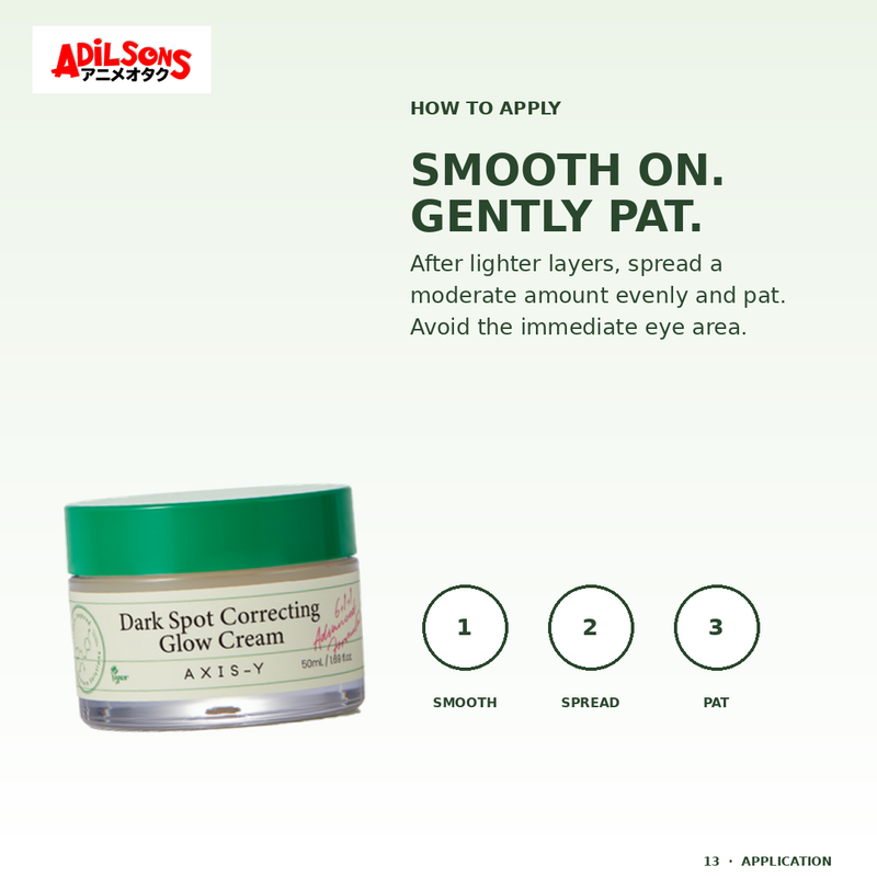 AXIS-Y DARK SPOT CORRECTING GLOW CREAM 50ML — creative 13