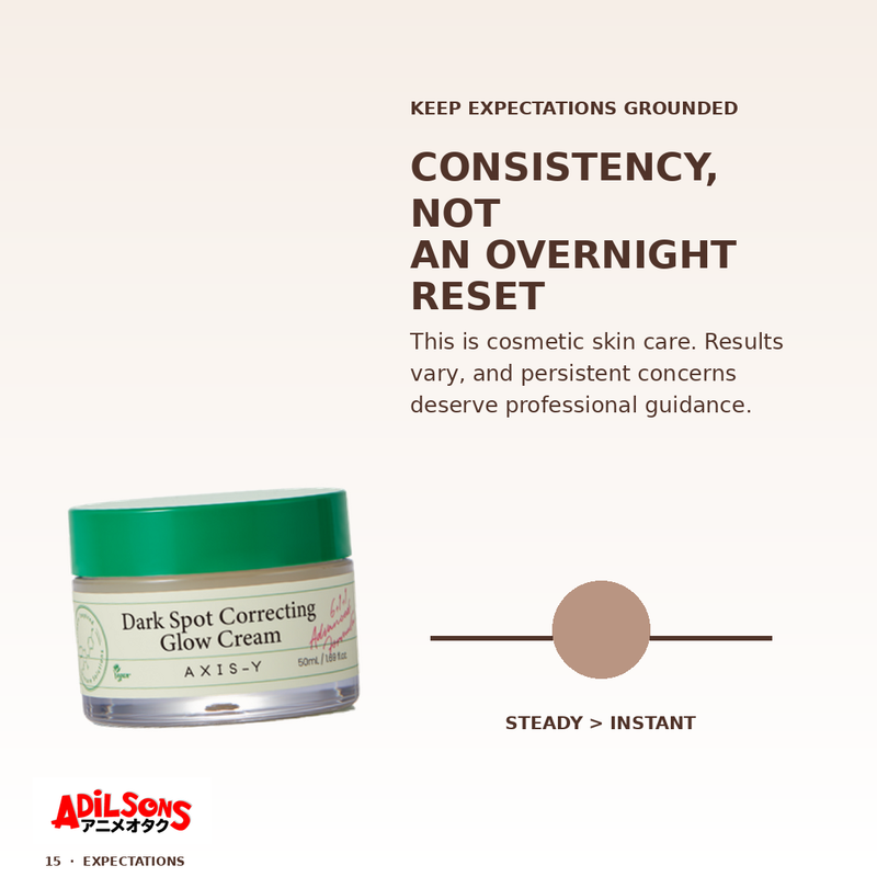 AXIS-Y DARK SPOT CORRECTING GLOW CREAM 50ML — creative 15