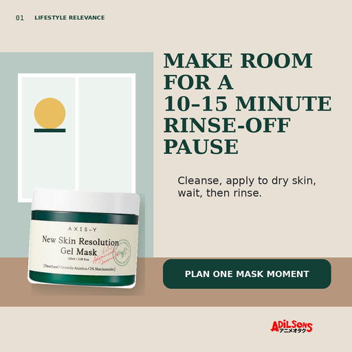 AXIS-Y NEW SKIN RESOLUTION GEL MASK 100ML — creative 01