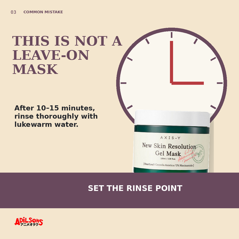 AXIS-Y NEW SKIN RESOLUTION GEL MASK 100ML — creative 03