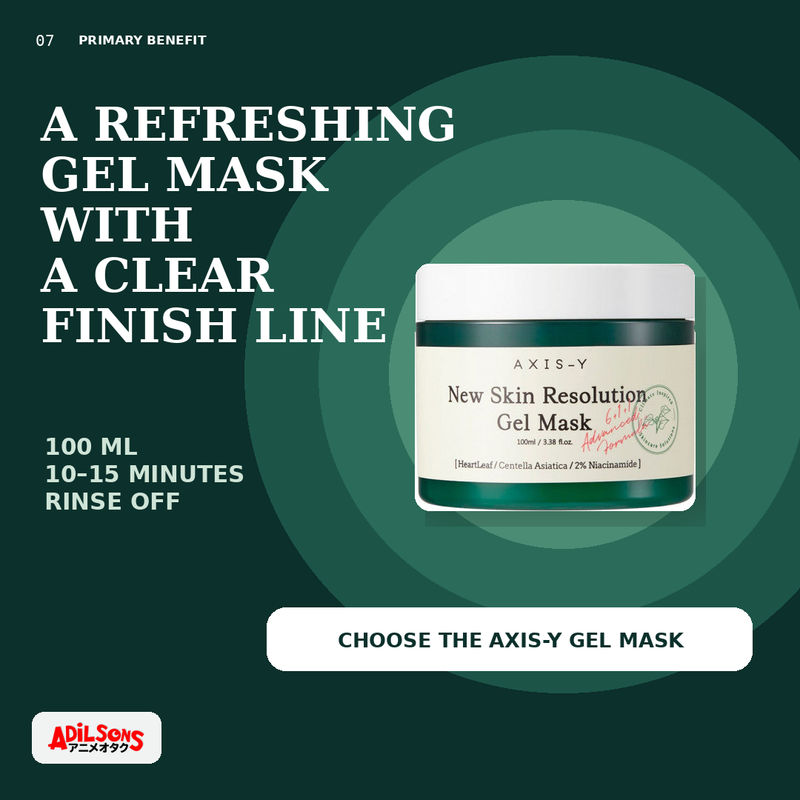 AXIS-Y NEW SKIN RESOLUTION GEL MASK 100ML — creative 07