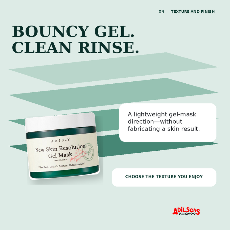 AXIS-Y NEW SKIN RESOLUTION GEL MASK 100ML — creative 09