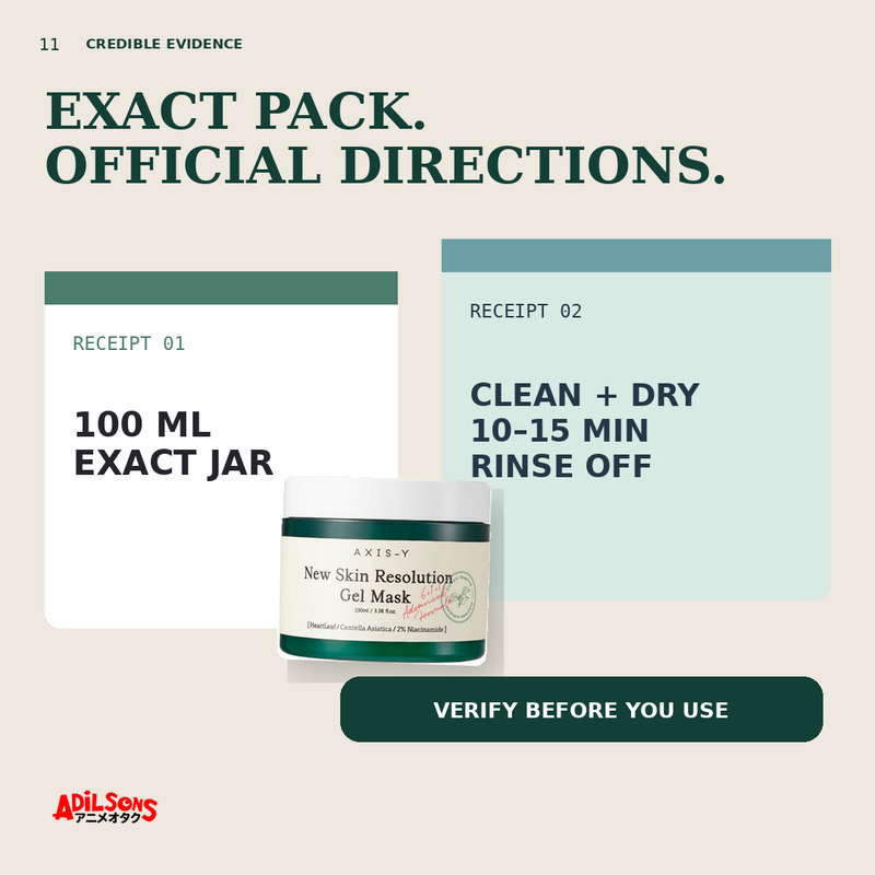 AXIS-Y NEW SKIN RESOLUTION GEL MASK 100ML — creative 11
