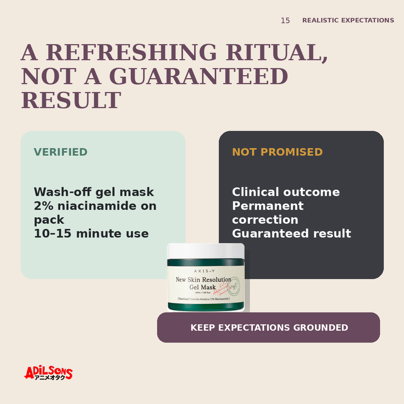 AXIS-Y NEW SKIN RESOLUTION GEL MASK 100ML — creative 15