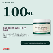 AXIS-Y NEW SKIN RESOLUTION GEL MASK 100ML — creative 17