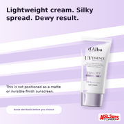 d'Alba WATERFULL TONE-UP SUN CREAM(PURPLE) SPF 50+ PA++++ 50ML — creative 09