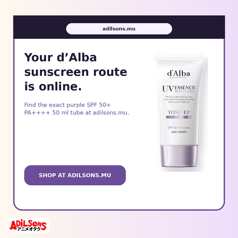 d'Alba WATERFULL TONE-UP SUN CREAM(PURPLE) SPF 50+ PA++++ 50ML — creative 19