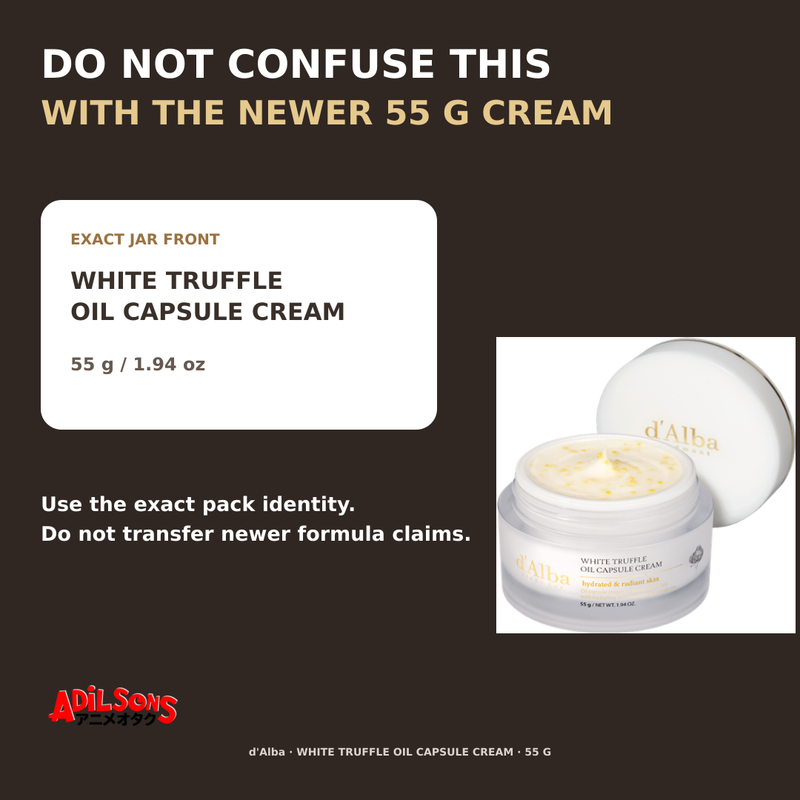 d'Alba WHITE TRUFFLE OIL CAPSULE CREAM 55G — creative 03