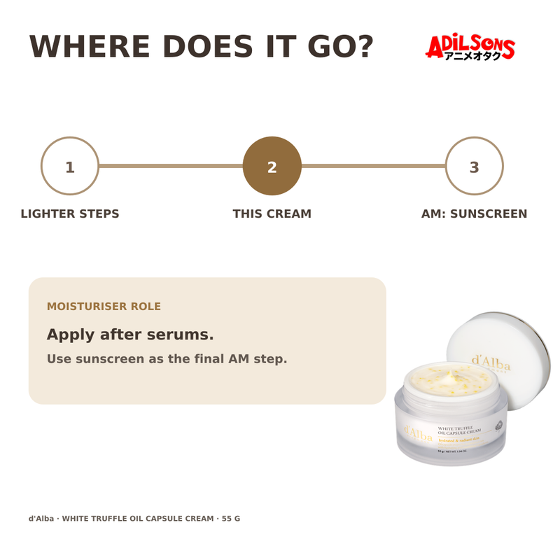d'Alba WHITE TRUFFLE OIL CAPSULE CREAM 55G — creative 04