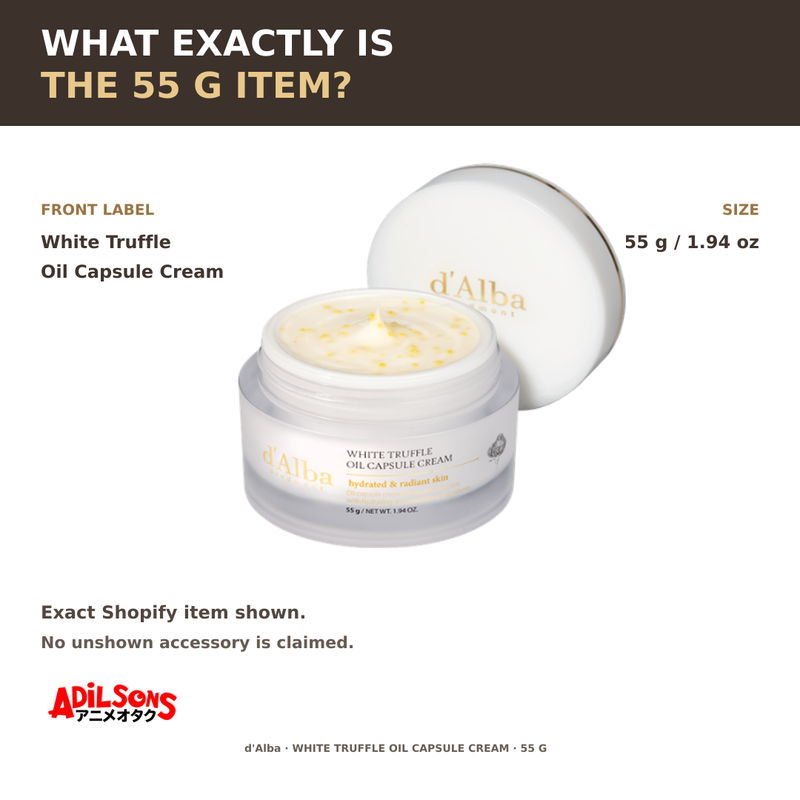 d'Alba WHITE TRUFFLE OIL CAPSULE CREAM 55G — creative 10