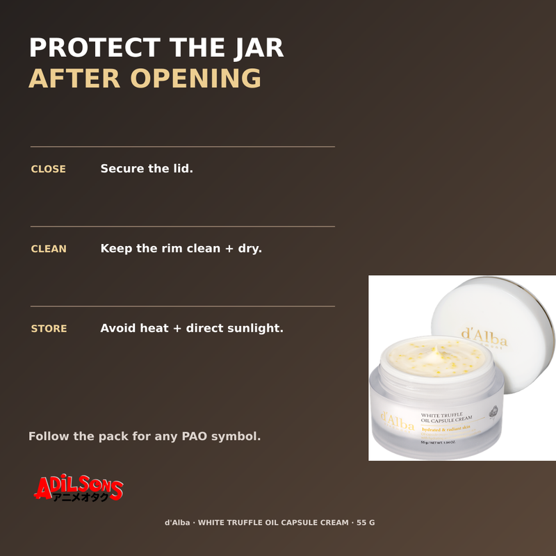d'Alba WHITE TRUFFLE OIL CAPSULE CREAM 55G — creative 16