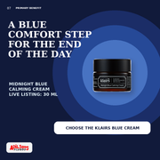 dear, klairs MIDNIGHT BLUE CALMING CREAM 30ML — creative 07