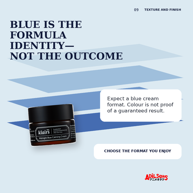 dear, klairs MIDNIGHT BLUE CALMING CREAM 30ML — creative 09
