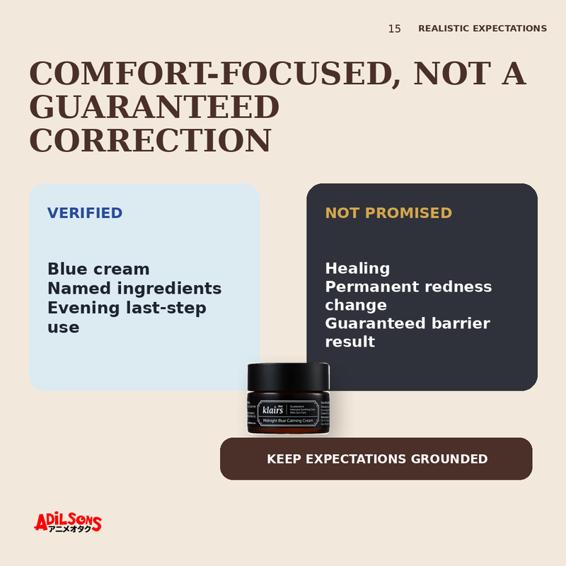 dear, klairs MIDNIGHT BLUE CALMING CREAM 30ML — creative 15